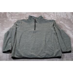 Avalanche Pullover Mens XL Gray Half Zip Sweater Outdoor Hiking Stretch Athletic